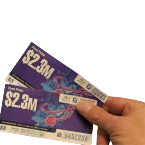  2.3 Million singapore sweep ticket